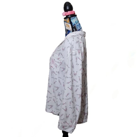 Victoria's Secret Flannel w Embroidered Pocket - Picture 5 of 10